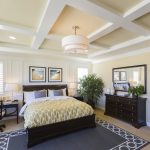 Dramatic Interior of A Beautiful Master Bedroom.